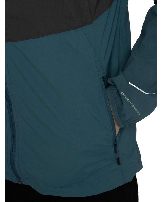Columbia Blue Tech Ii Wind Full Zip Jacket for men