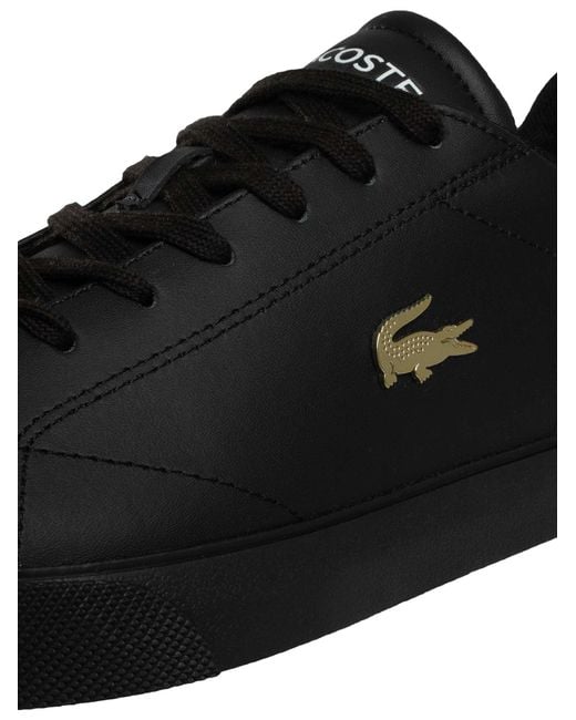 Lacoste Black Lerond Set 225 2 Cma Leather Trainers for men