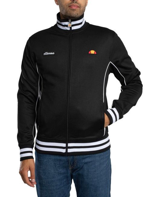 Ellesse Black Milan Track Jacket for men