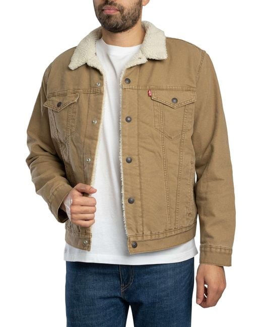 Levi's Natural Type 3 Sherpa Trucker Jacket for men