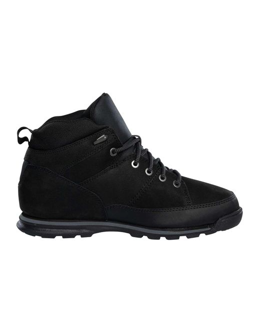 Timberland Black Euro Rock Mid Lace Boots for men