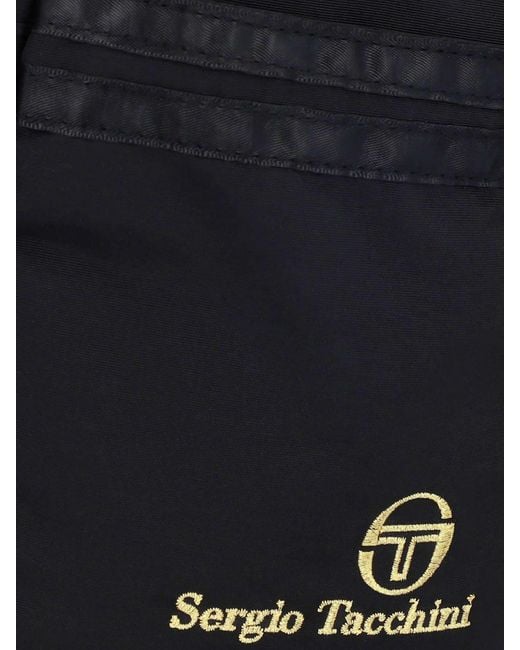 Sergio Tacchini Black Sarchi Cross Body Bag for men