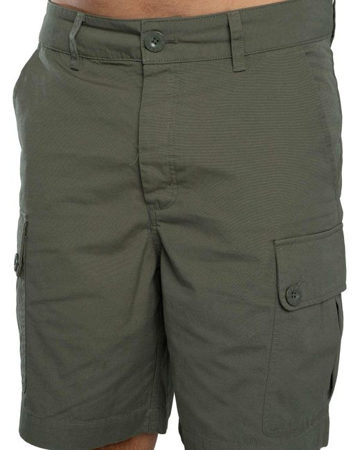 Pretty Green Green Bostall Cargo Shorts for men