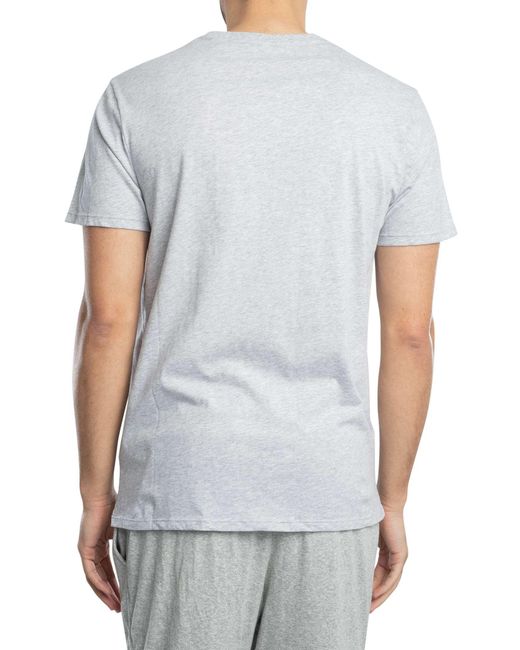 Lacoste Black 3 Pack Crew Lounge T-shirts for men