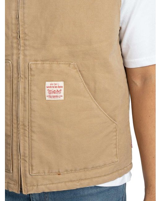 Levi's Blue Sansome Gilet for men
