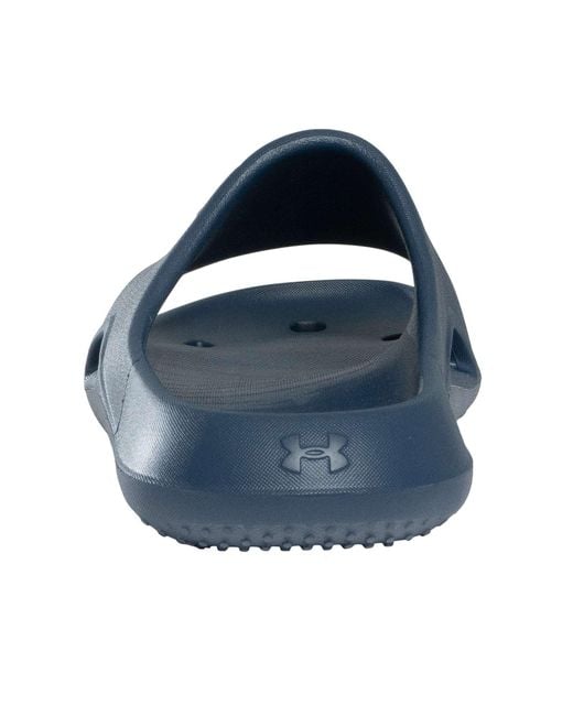 Under Armour Blue Locker Sliders for men
