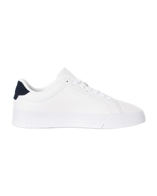 Tommy Hilfiger White Court Leather Trainers for men