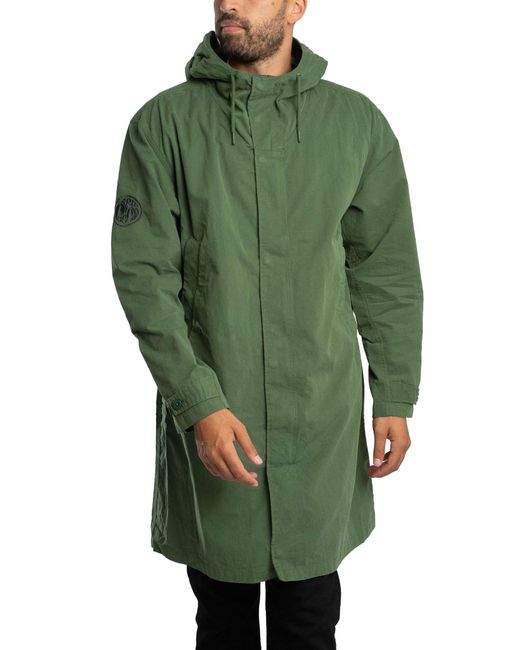 Pretty Green Green Feltham Parka Jacket for men