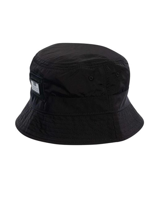 Weekend Offender Black Long Beach Bucket Hat for men