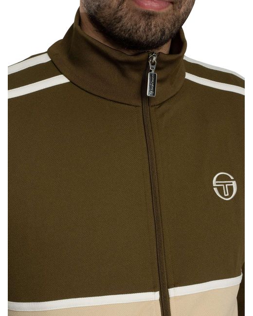 Sergio Tacchini Green Locchi Track Jacket for men