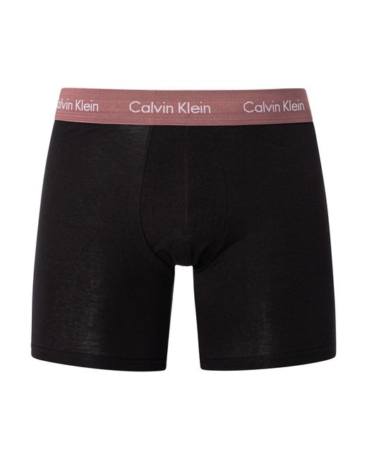 Calvin Klein Black 3 Pack Boxer Briefs for men