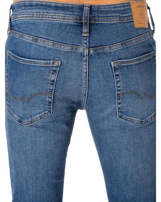 Jack & Jones Blue Liam Original 005 Skinny Jeans for men