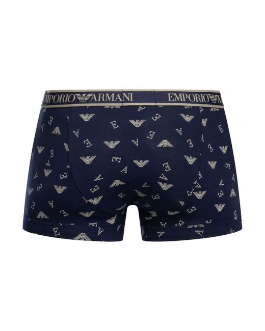 Emporio Armani White 3 Pack Trunks for men