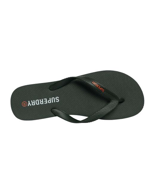 Superdry Black Core Essential Flip Flops for men