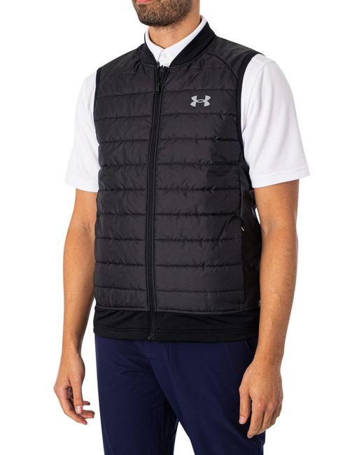 Under Armour Black Storm Insulated Run Gilet for men