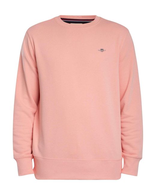 Gant Pink Regular Shield Sweatshirt for men