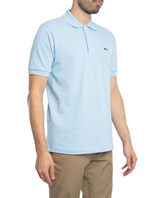 Lacoste Blue Classic Fit Original Pique Polo Shirt for men
