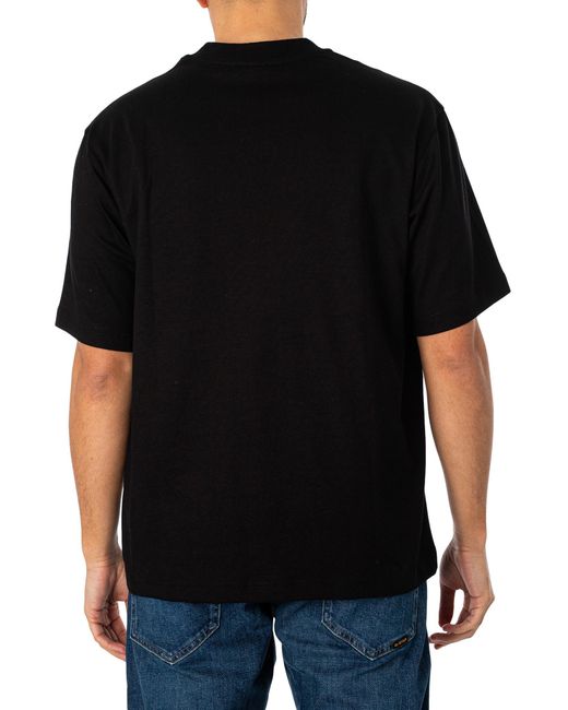 G-Star RAW Black Centre Chest Boxy T-shirt for men