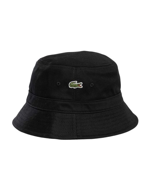 Lacoste Black Logo Bucket for men