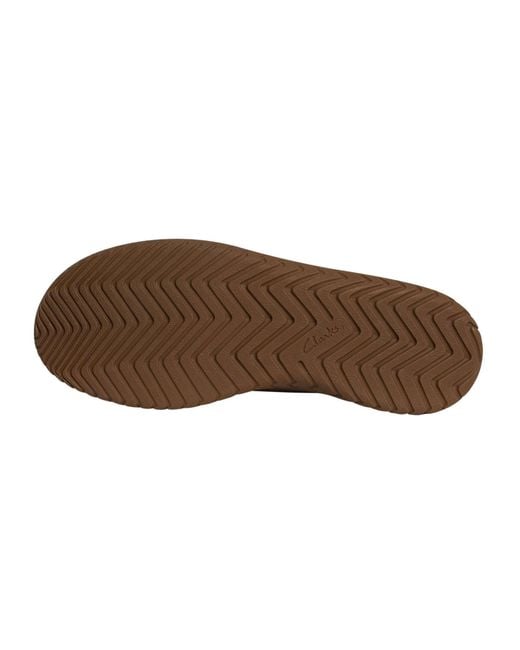Clarks Brown Relaxlite Low Suede Shoes for men