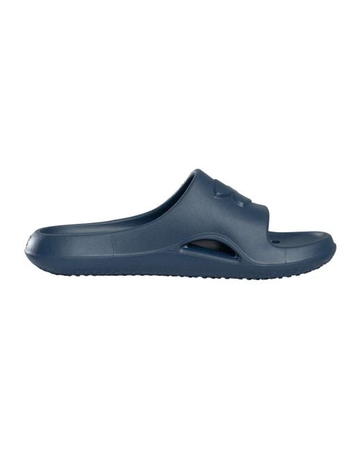 Under Armour Blue Locker Sliders for men