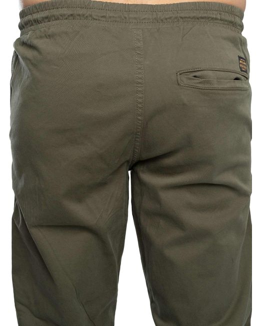 Jack & Jones Green Relaxed Kane Troy Cuffed Joggers for men