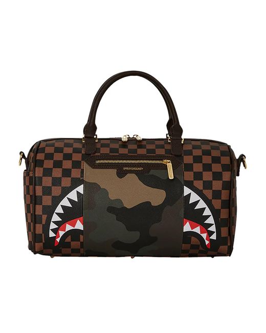 Sprayground Sip Camo Accent Duffle In Camouflage