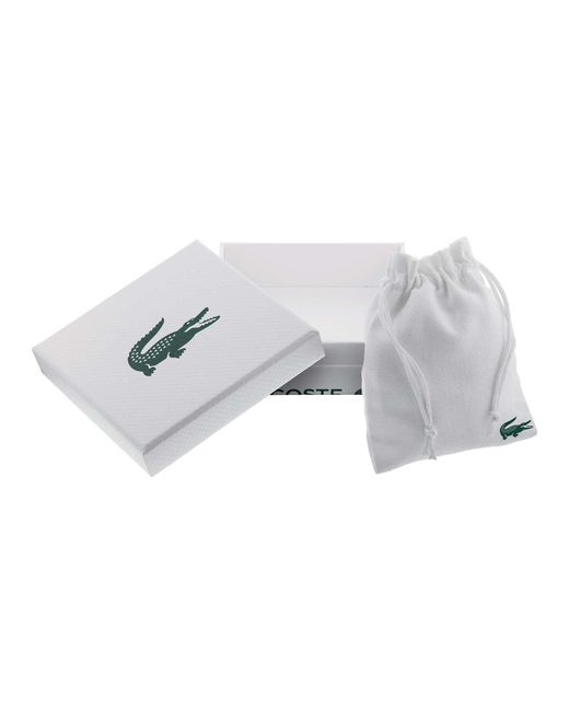 Lacoste Metallic Arthor Chain Necklace for men