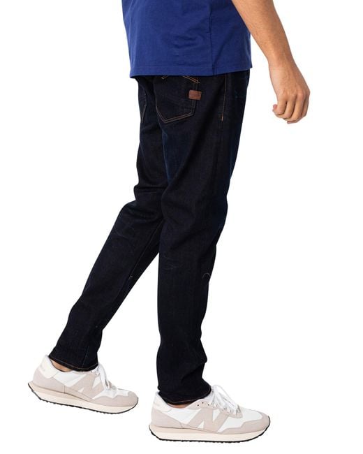 G-Star RAW D-staq 5 Pocket Slim Fit Jeans in Blue for Men | Lyst UK