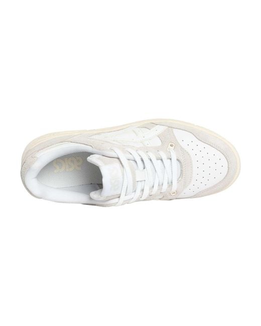 Asics White Ex39 Leather Suede Trainers for men