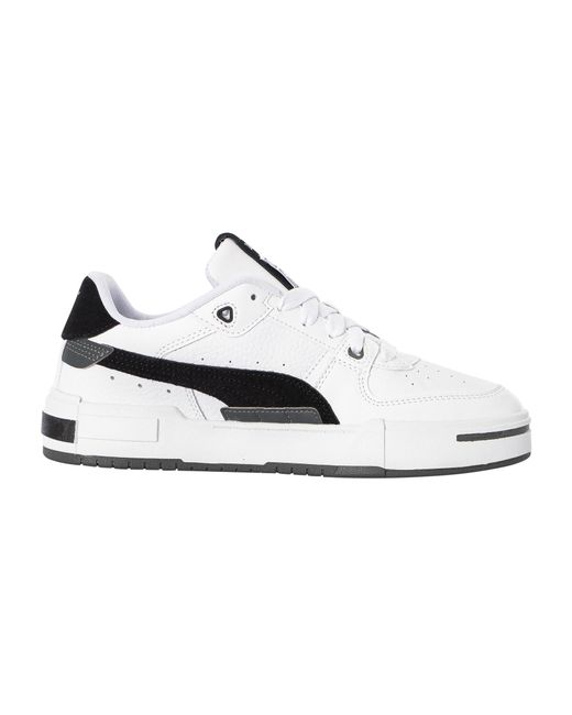 PUMA White Ca Pro Glitch Leather Trainers for men