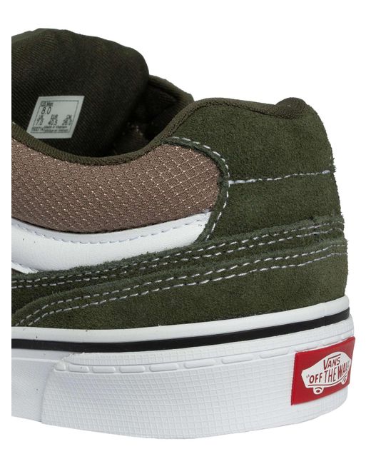 Vans Green Caldrone Suede Trainers for men