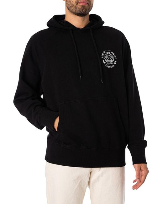 Edwin Black Music Channel Graphic Pullover Hoodie for men