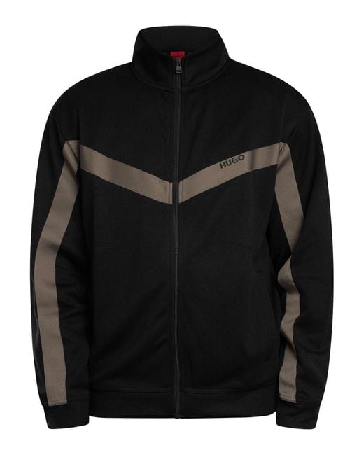 HUGO Black Darti Track Jacket for men
