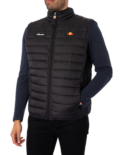 Ellesse Black Bardy Gilet for men