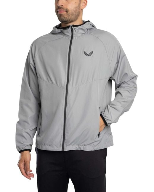 Castore Gray Flyweight Jacket for men