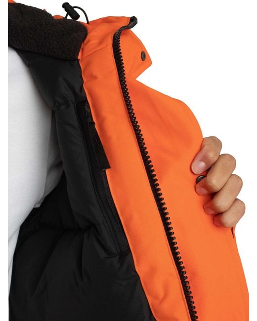 The North Face Orange Expen Mcmurdo Parka Jacket for men