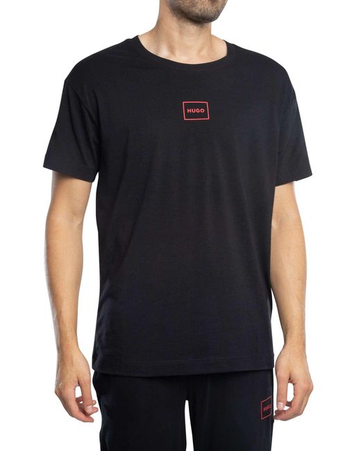 HUGO Black Laze Lounge T-shirt for men