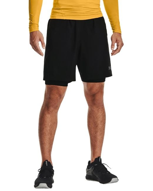 Under Armour Black Heatgear Compression Shorts for men
