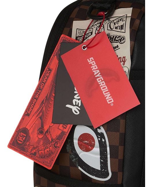 Sprayground Brown Mickey Mouse Global Mogul Backpack for men