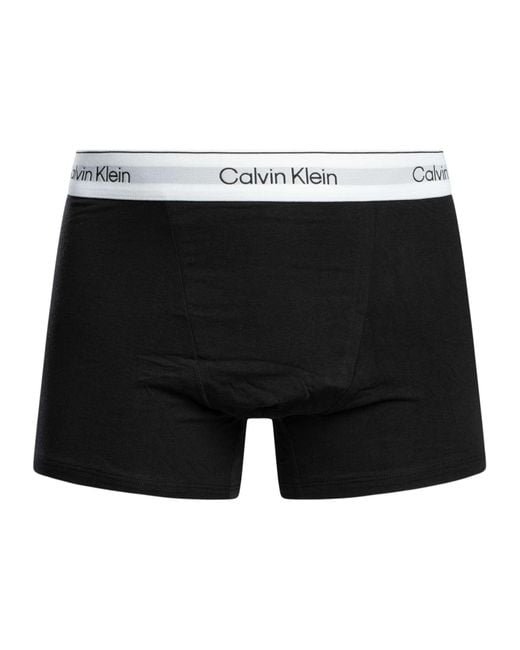 Calvin Klein White 5 Pack Relaxed Fit Trunks for men