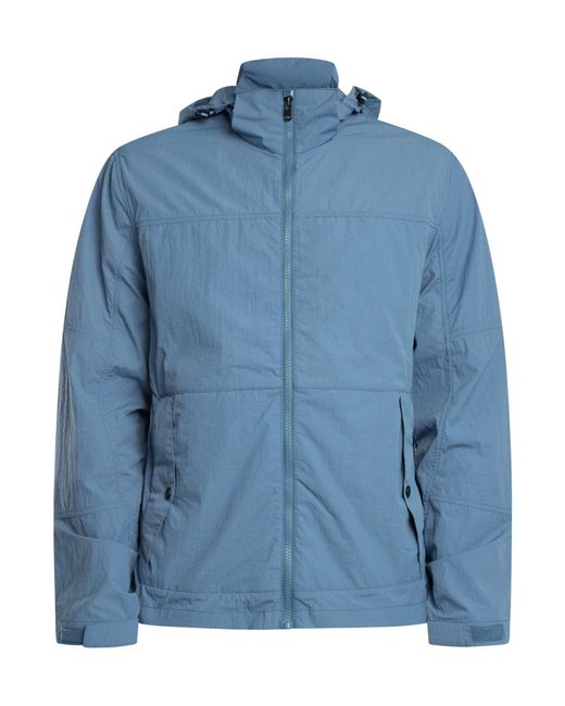 Lyle & Scott Blue Stow Away Jacket for men