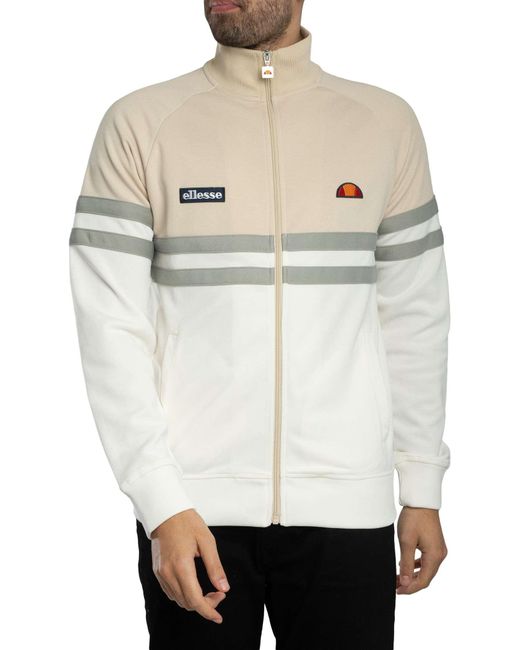 Ellesse White Rimini Track Jacket for men