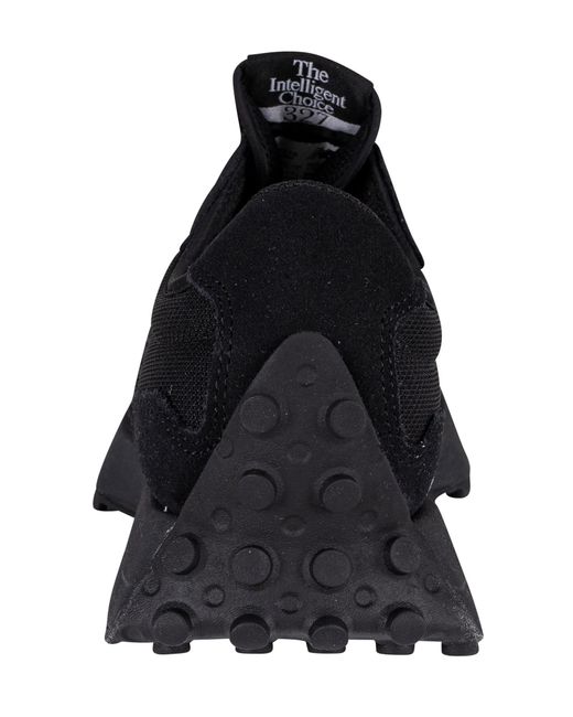 New Balance Black 327 Suede Trainers for men