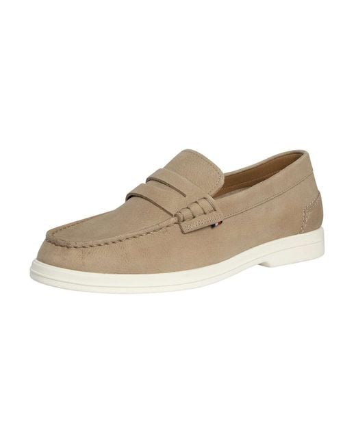 Tommy Hilfiger Natural Nubuck Loafers for men