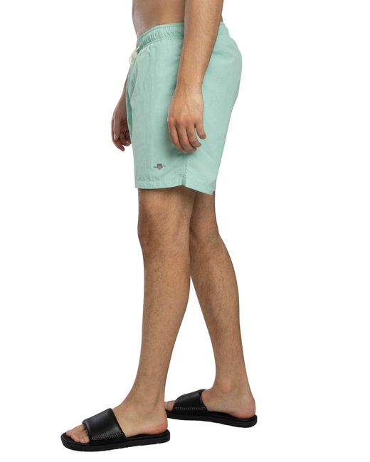 Gant Green Logo Swim Shorts for men