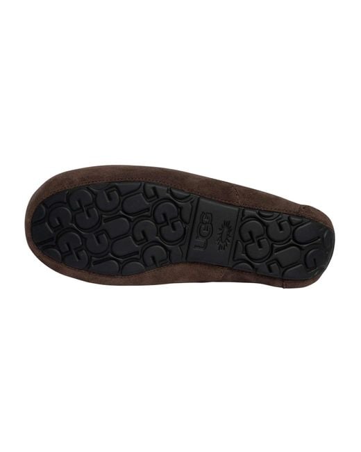 Ugg Brown Ascot Suede Slippers for men