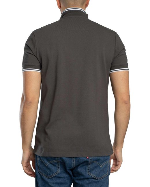 Pretty Green Black Rayner Polo Shirt for men
