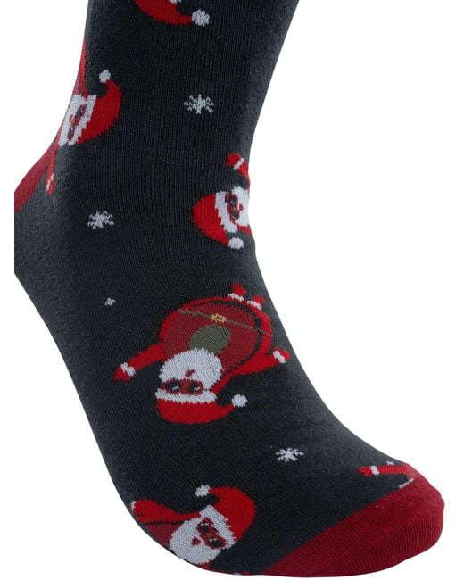 Jack & Jones Black Xmas Avocado Trunks & 2 Pack Socks Gift Box for men