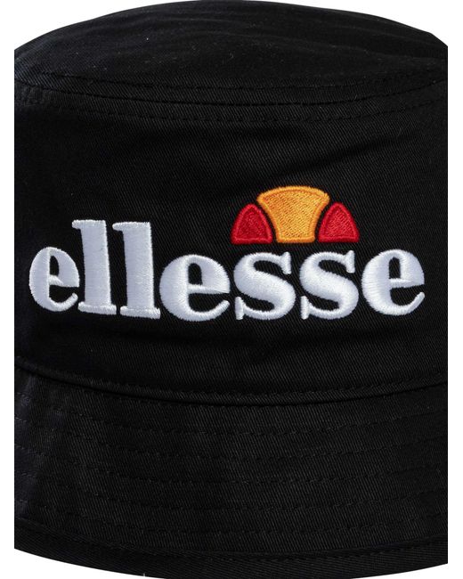 Ellesse Black Mavro Bucket Hat for men